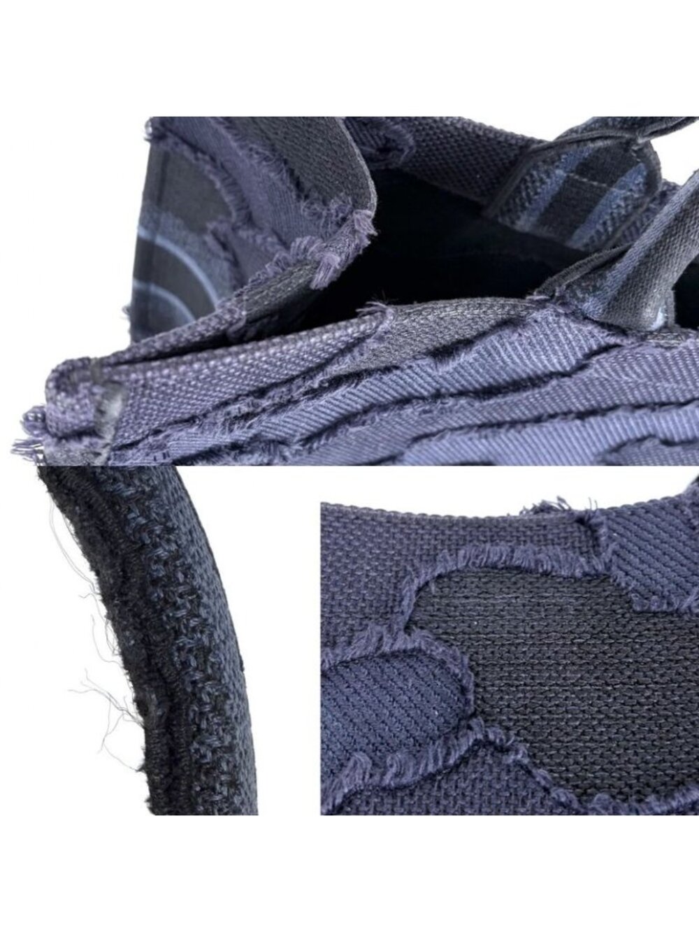 Dior Tote Shoulder Book Handbag Resort Collection Camouflage Canvas Navy - Picture 6 of 9